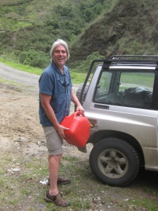 Running out of gas in the Andes mountain? Not when Mark has a spare tank!